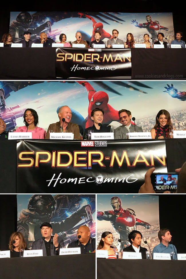 Cookies & Clogs | First-hand footage from Marvel's Spider-Man Homecoming Press Junket / Conference in New York, NY at the Whitby Hotel on June 25, 2017 with Tom Holland, Robert Downey Jr., Michael Keaton, Zendaya, Kevin Feige, Jon Watts, and more.