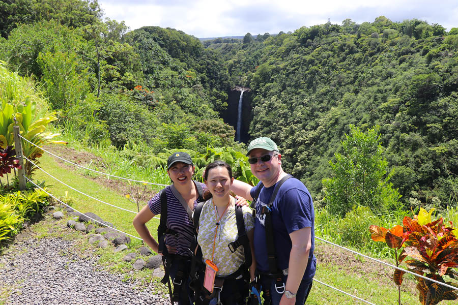 Cookies & Clogs | My first experience with ziplining in Hawaii was with Skyline Eco Adventures Akaka Falls Zipline on the Big Island of Hawaii. See how the quality, safety, and amazing crew won us over. Check out the video of all seven lines!