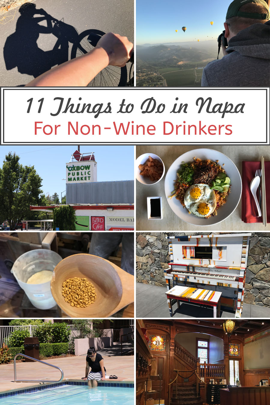Cookies & Clogs | Travel tips: 11 Things to Do in Napa, CA that Don’t Involve Drinking Wine - Napa Non Wine Drinkers