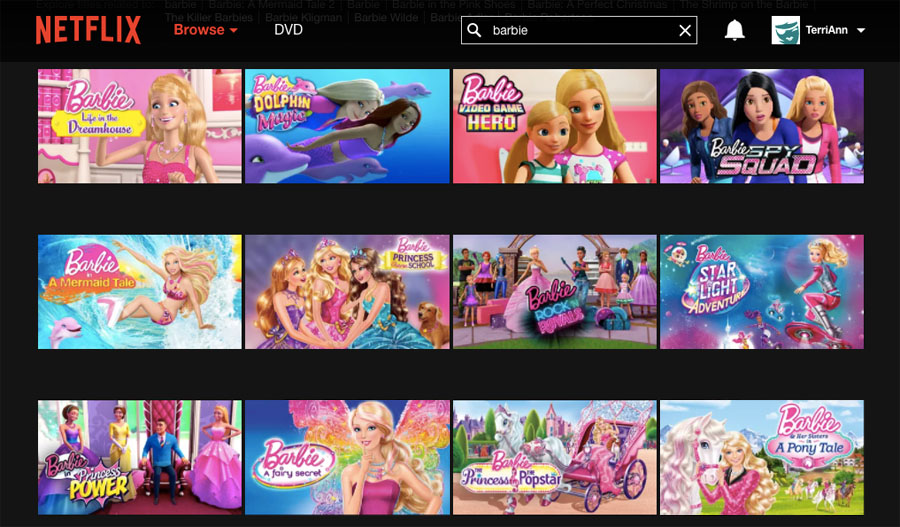 Adulting, self-control and family friendly shows like Barbie on Netflix