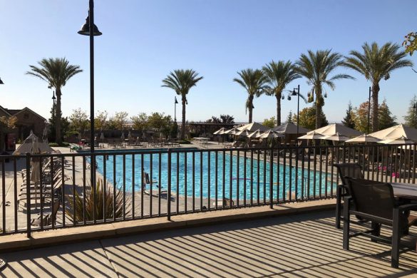 Pool at Whitney Ranch New Home Community in Rocklin, CA