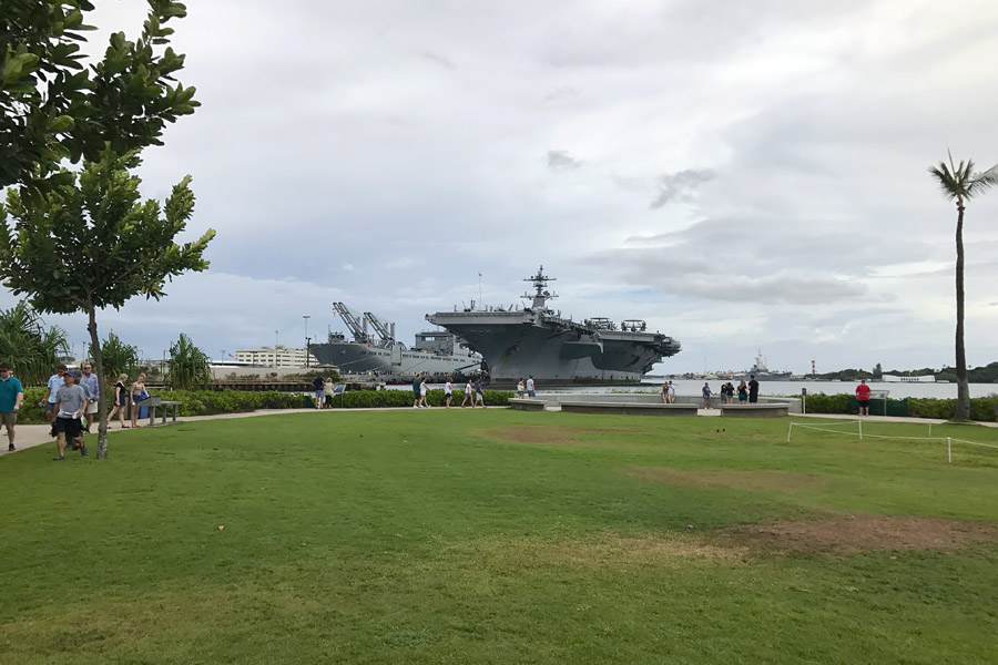 5 tips for visiting Pearl Harbor in Oahu Hawaii and USS Arizona Memorial walk-through.