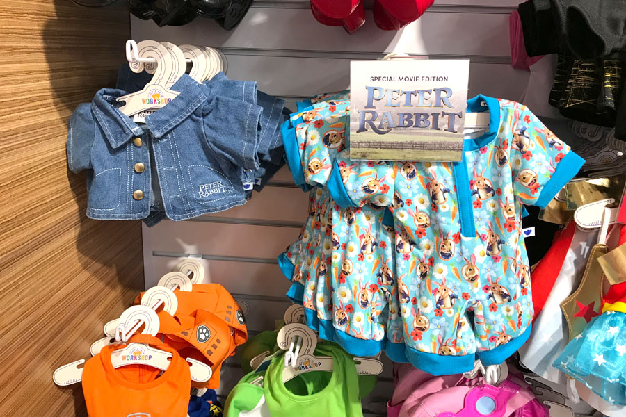 Peter Rabbit Build-A-Bear Workshop stuffed animal clothes and accessories