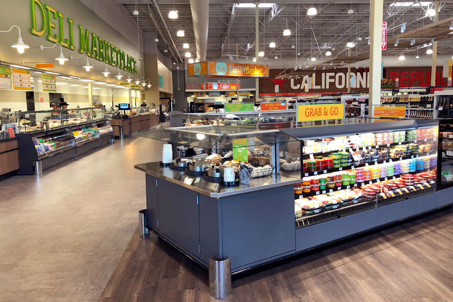 Store tour and features of Lucky California supermarket grocery store in Dublin, CA.