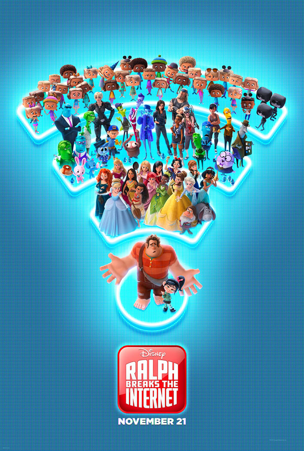 New Wreck-It Ralph 2 Ralph Breaks the Internet Trailer and Poster from Walt Disney Animation November 21 2018 Release Date
