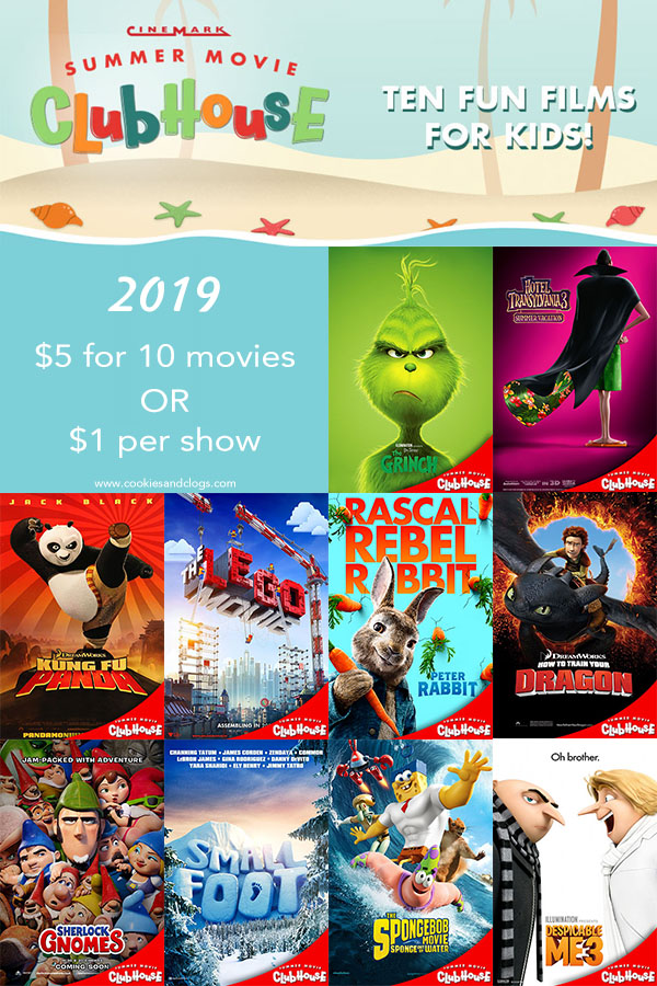 2019 Summer Movie Deals — Cinemark Summer Movie Clubhouse