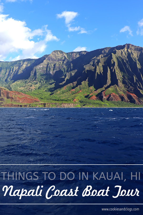 Top things to do in Kauai Hawaii — Kauai Napali Coast boat tour / Na Pali Coast sunset cruise