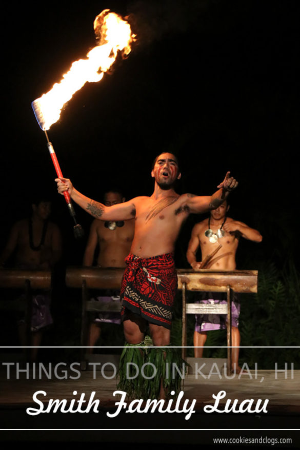 Smith Family Garden Luau / Hawaiian Luau in Kauai Hawaii Samoan Fire Knife Dance